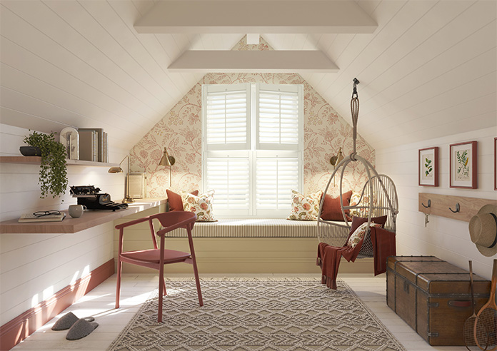 Kensington, Cream - Tier on Tier Twist&Fit Plantation Shutter - Image 9